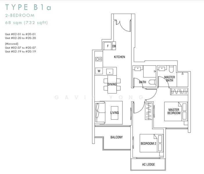 Thomson Three, 41 Bright Hill Drive, 2 Bedrooms, 732 sqft, Condominium For Sale, by Gavin Yong, 500149087 - PropertyGuru.com.sg