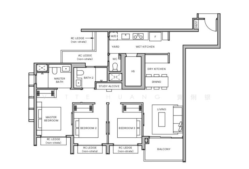 Hudson Place Residences, , 3 Bedrooms, 1,023 sqft, Condominium For Sale, by Yvette Huang 黄俐银, 500149164 - PropertyGuru.com.sg