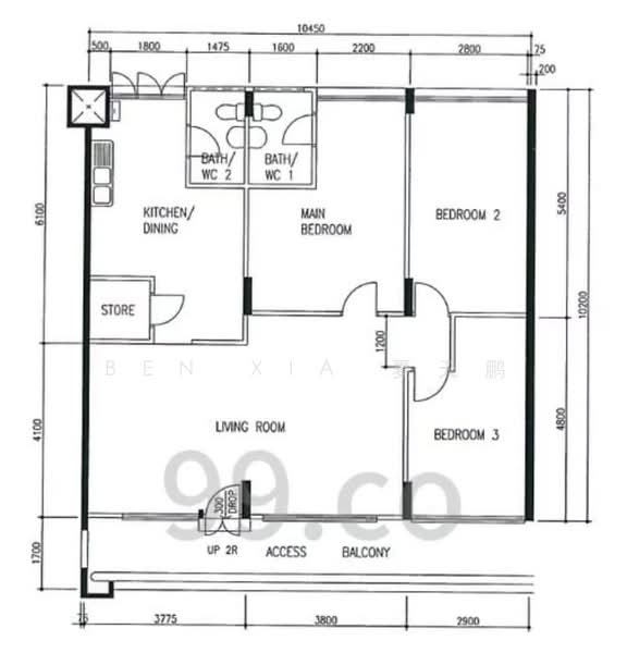 455 Sin Ming Avenue, 455 Sin Ming Avenue, 3 Bedrooms, 1,108 sqft, HDB Flat For Sale, by Ben XIA 夏天鹏, 500149194 - PropertyGuru.com.sg