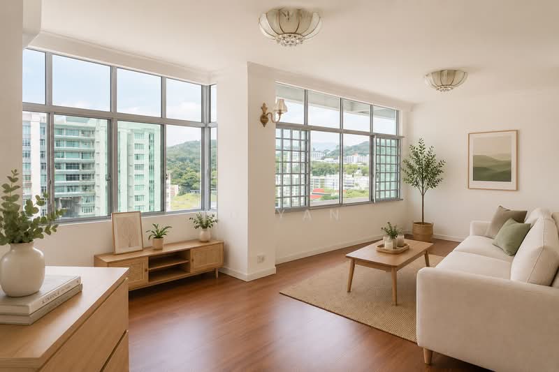 Maysprings, 2 Petir Road, 3 Bedrooms, 1,550 sqft, Apartment For Sale, by Hu Yan, 500149197 - Living Room - PropertyGuru.com.sg