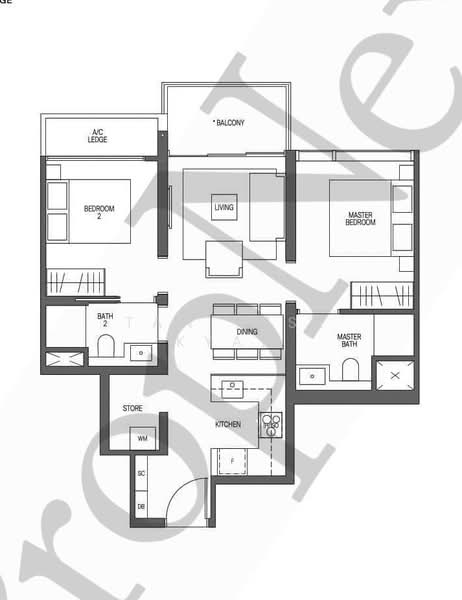 Midtown Modern, 16 Tan Quee Lan Street, 2 Bedrooms, 721 sqft, Condominium For Rent, by Tan Tzse Kyan, 500149220 - PropertyGuru.com.sg