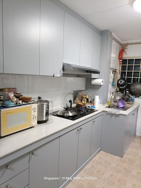 506 Hougang Avenue 8, 506 Hougang Avenue 8, 3 Bedrooms, 1,020 sqft, HDB Flat For Rent, by Janice Loh, 500149246 - Kitchen - PropertyGuru.com.sg
