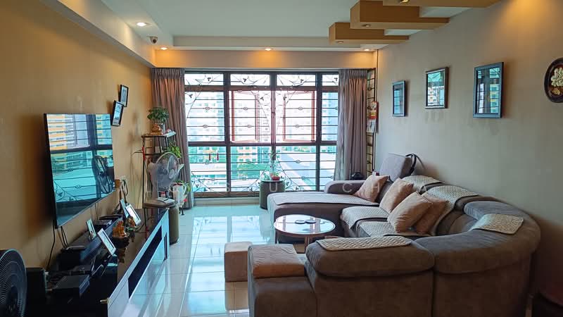 318A Anchorvale Link, 318A Anchorvale Link, 3 Bedrooms, 1,184 sqft, HDB Flat For Sale, by Aloysius Chia, 500149328 - Living Room - PropertyGuru.com.sg