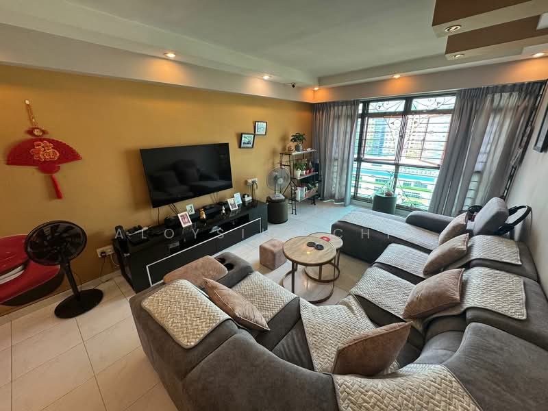318A Anchorvale Link, 318A Anchorvale Link, 3 Bedrooms, 1,184 sqft, HDB Flat For Sale, by Aloysius Chia, 500149328 - Living Room - PropertyGuru.com.sg
