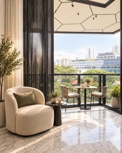 Van Holland, 188 Holland Road, Tanglin / Holland / Bukit Timah, 1 Bedroom, 495 sqft, Condominium For Sale, by Charlene Ho, 500149352 - Balcony - PropertyGuru.com.sg