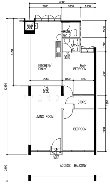 559 Ang Mo Kio Avenue 10, 559 Ang Mo Kio Avenue 10, 2 Bedrooms, 732 sqft, HDB Flat For Sale, by Nicholas Woon, 500149374 - PropertyGuru.com.sg