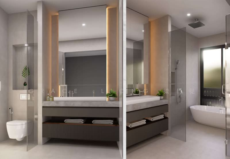 ❤️The Eminent ❤️ Brand New Freehold Semi-D near East Coast and MRT, Ceylon Road, Jalan Bangsawan, Jalan Haji Salam, Jalan Kelulut, Lorong H Telok Kurau, Lorong J Telok Kurau, Lorong K Telok Kurau, Palm Road, St. Patrick’s Road, Telok Kurau Road, 6 Bedrooms, 5,765 sqft, Semi-Detached House For Sale, by Grace LIONG 梁礜從, 500149385 - Bathroom - PropertyGuru.com.sg
