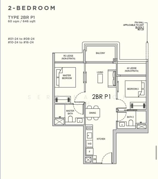 Lentor Gardens Residences, 68 Lentor Gardens, 2 Bedrooms, 646 sqft, Condominium For Sale, by Serbina Goh Goh, 500149395 - PropertyGuru.com.sg