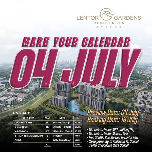 Lentor Gardens Residences, 68 Lentor Gardens, 3 Bedrooms, 872 sqft, Condominium For Sale, by Serbina Goh Goh, 500149400 - Exterior - PropertyGuru.com.sg