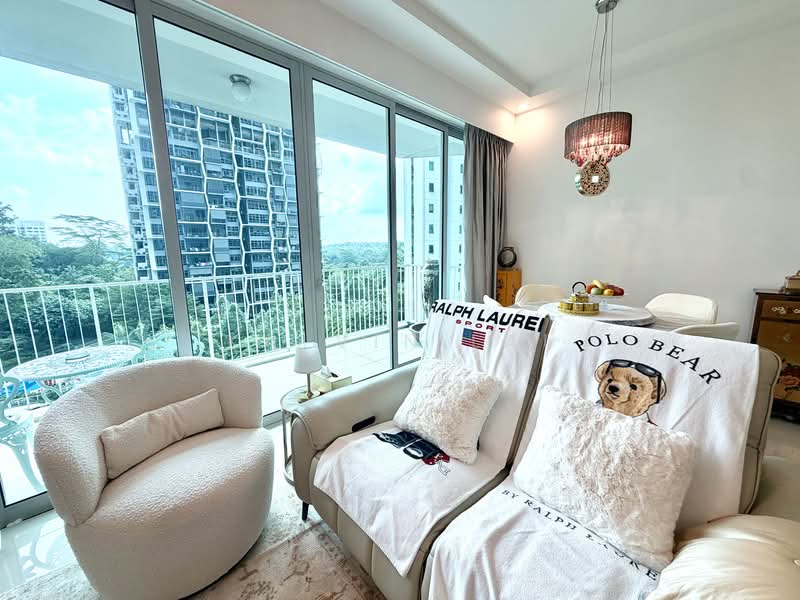 Tree House, 66 Chestnut Avenue, 3 Bedrooms, 1,152 sqft, Condominium For Sale, by Kalvin Lai, 500149426 - Living Room - PropertyGuru.com.sg