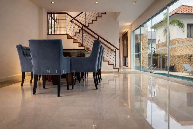 Renovated Baliness Style Home; 1KM Henry Park, Near Near 3 MRTs, Holland, Moonbeam, Greenleaf, Mt Sinai, 6 Bedrooms, 6,017 sqft, Detached House For Sale, by Nidhi Belani Mohan, 500149430 - Dining Room - PropertyGuru.com.sg