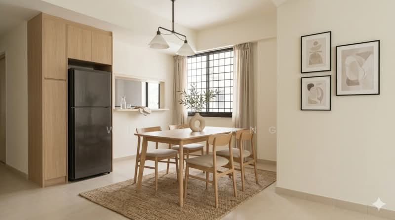 Avon Park, 1 Youngberg Terrace, 3 Bedrooms, 1,270 sqft, Condominium For Sale, by Wilson Ang, 500149436 - Dining Room - ID inspired - PropertyGuru.com.sg
