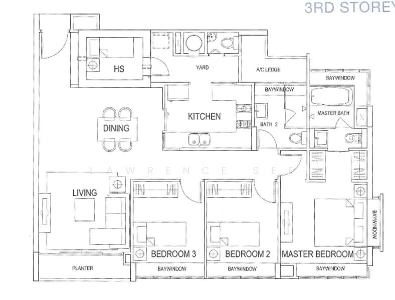 Urban Edge @ Holland V, 2 Ford Avenue, 3 Bedrooms, 1,227 sqft, Apartment For Rent, by Lawrence See, 500149444 - PropertyGuru.com.sg