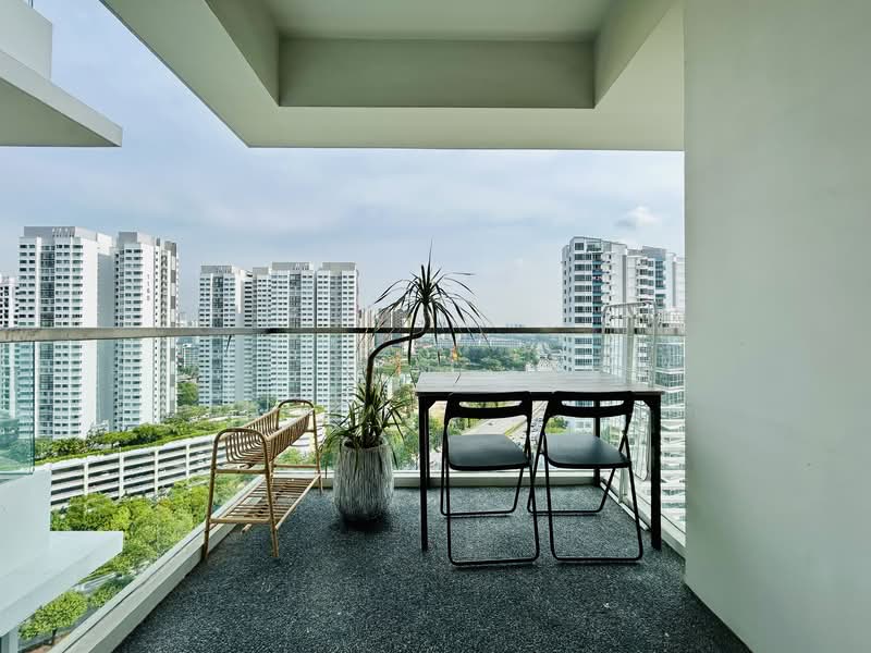 Beacon Heights, 8 Mar Thoma Road, 2 Bedrooms, 667 sqft, Condominium For Sale, by Alice Ng 黄素芳, 500149485 - Balcony - PropertyGuru.com.sg