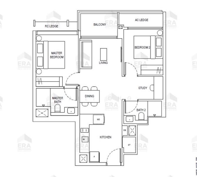 The Continuum, 3 Thiam Siew Avenue, 3 Bedrooms, 721 sqft, Condominium For Sale, by Kaili Ong, 500149541 - PropertyGuru.com.sg