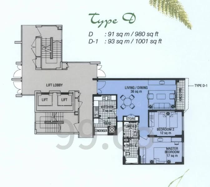 Hillview Green, 61 Hume Avenue, 2 Bedrooms, 1,001 sqft, Condominium For Sale, by Anthony Low, 500149565 - PropertyGuru.com.sg