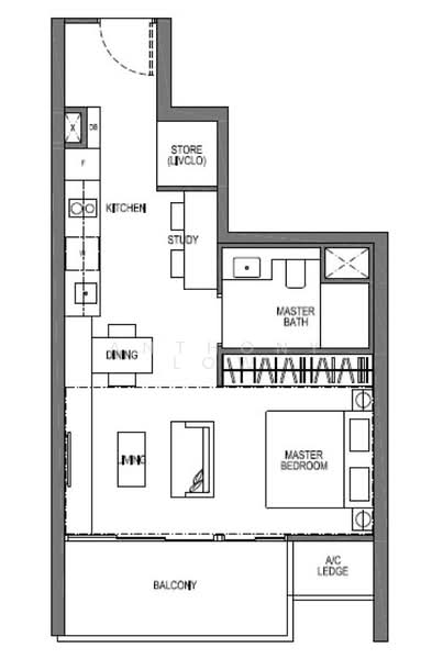 Seaside Residences, 10 Siglap Link, 1 Bedroom, 560 sqft, Apartment For Sale, by Anthony Low, 500149567 - PropertyGuru.com.sg