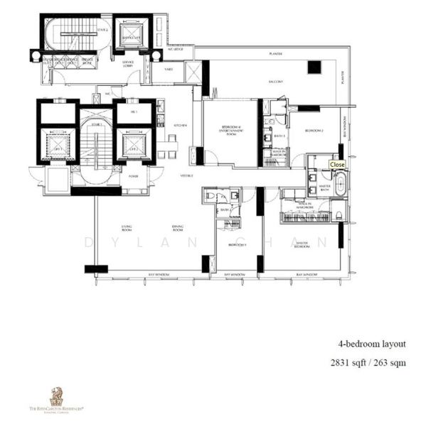 The Ritz-Carlton Residences Condo for Sale, , 4 Bedrooms, 2,831 sqft, Condominium For Sale, by Dylan Chan, 500149584 - PropertyGuru.com.sg