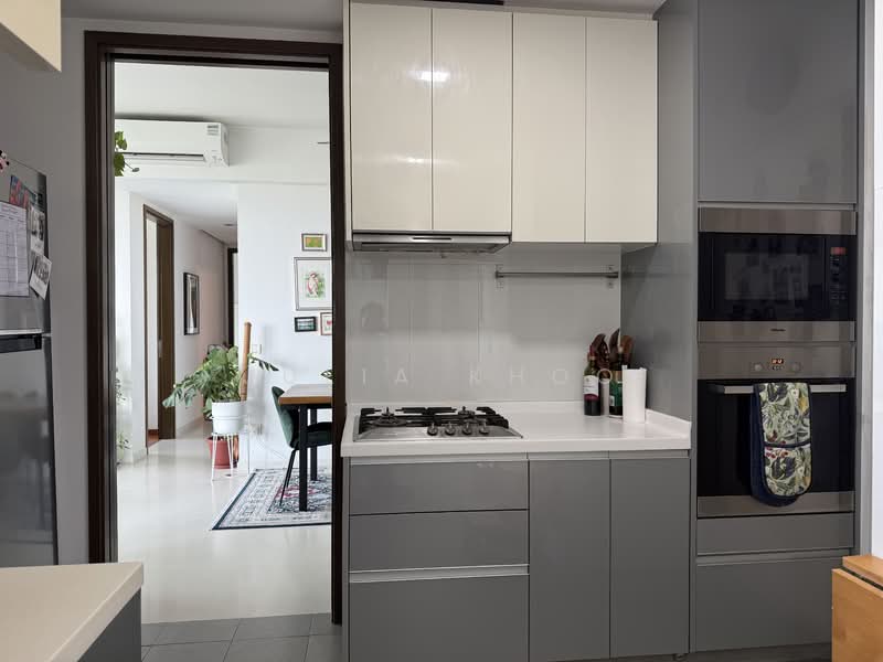 The Riverine By The Park, 398 Kallang Road, 3 Bedrooms, 1,205 sqft, Apartment For Rent, by Julia Khoo, 500149600 - Kitchen - PropertyGuru.com.sg