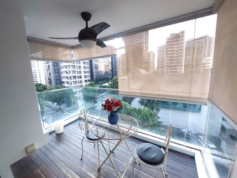 The Aristo, 23 Amber Road, 2 Bedrooms, 646 sqft, Apartment For Rent, by Eliza Mak, 500149635 - Balcony - PropertyGuru.com.sg