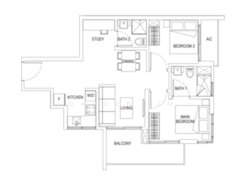 Neem Tree, 30 Jalan Kemaman, 2 Bedrooms, 710 sqft, Apartment For Sale, by Darren Lim, 500149646 - PropertyGuru.com.sg