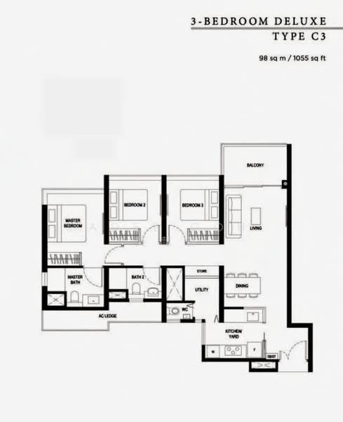 Twin VEW, 93 West Coast Vale, 3 Bedrooms, 1,055 sqft, Condominium For Sale, by Adel Goh 吴慧芬, 500149656 - PropertyGuru.com.sg