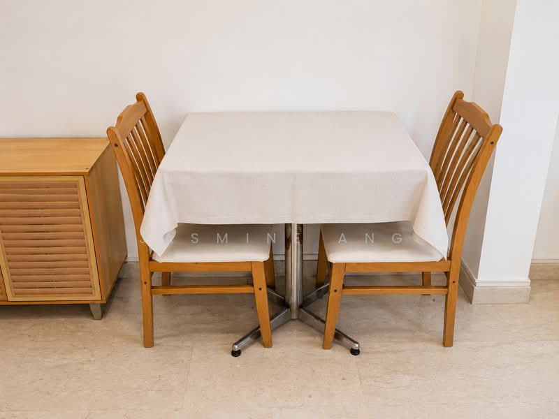 Carissa Park Condo, 4 Flora Drive, 1 Bedroom, 656 sqft, Condominium For Rent, by Jasmine Ang, 500149659 - Dining Room - PropertyGuru.com.sg
