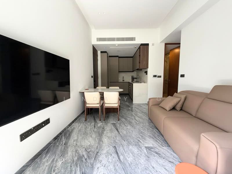 Grange 1866, 74 Grange Rd, 2 Bedrooms, 764 sqft, Condominium For Rent, by Linda Yang, 500149721 - Living Room - PropertyGuru.com.sg