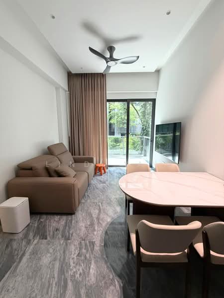 Grange 1866, 74 Grange Rd, 2 Bedrooms, 764 sqft, Condominium For Rent, by Linda Yang, 500149721 - Living Room - PropertyGuru.com.sg