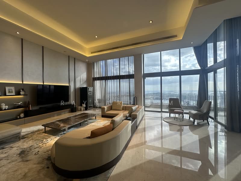 V on Shenton, 5 Shenton Way, 4 Bedrooms, 3,918 sqft, Condominium For Rent, by Raynard Lim, 500149735 - Living Room - PropertyGuru.com.sg