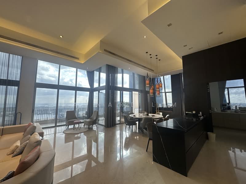 V on Shenton, 5 Shenton Way, 4 Bedrooms, 3,918 sqft, Condominium For Rent, by Raynard Lim, 500149735 - Living Room - PropertyGuru.com.sg