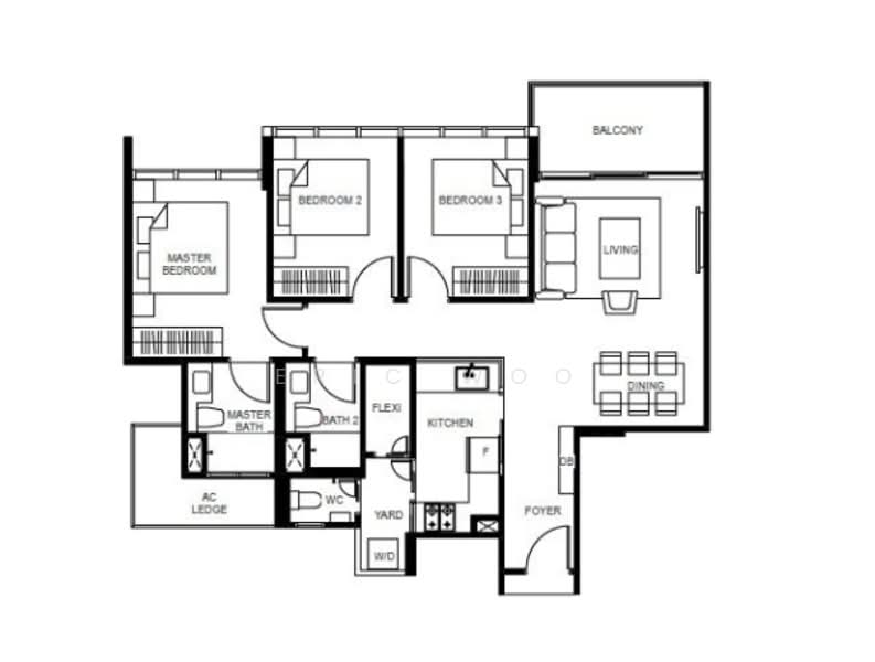 The Gazania, 7 How Sun Drive, 3 Bedrooms, 958 sqft, Condominium For Sale, by Eric Woo, 500149774 - PropertyGuru.com.sg