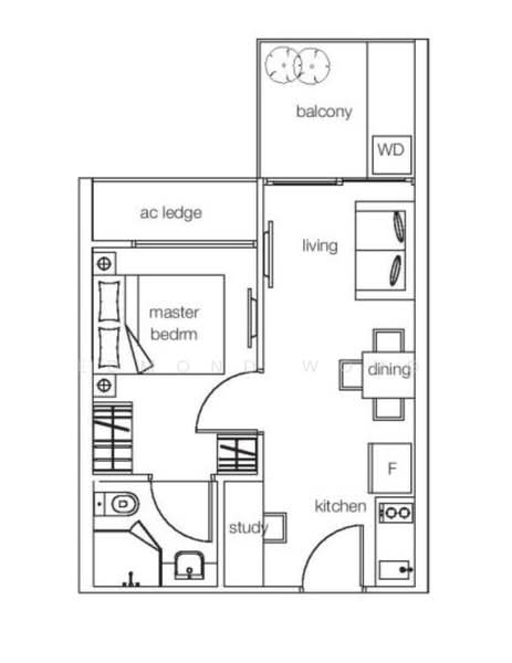 NottingHill Suites, 29A Toh Tuck Road, 1 Bedroom, 398 sqft, Condominium For Rent, by Edmond Wong, 500149790 - PropertyGuru.com.sg