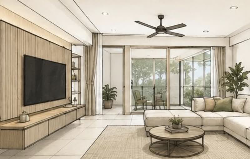 Lilydale, 560 Yishun Ave 6, 3 Bedrooms, 1,356 sqft, Condominium For Sale, by Ricky Teo, 500149793 - Living Room Virtual Staging for referenc - PropertyGuru.com.sg