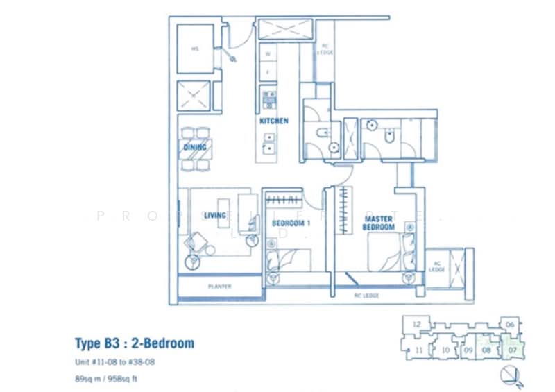 Southbank, 881 North Bridge Road, 2 Bedrooms, 958 sqft, Condominium For Sale, by Don Png, 500149837 - PropertyGuru.com.sg
