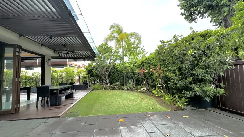 Changi Grove, Lengkok Mariam, 6 Bedrooms, 4,582 sqft, Detached House For Rent, by Stephen Lee, 500149843 - outdoor patio lounge and entertainment - PropertyGuru.com.sg