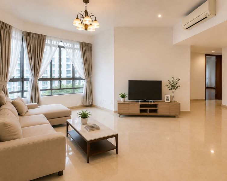 The Blossomvale, 900 Dunearn Road, 3 Bedrooms, 1,400 sqft, Condominium For Rent, by Dayaa Leo, 500149853 - Living Room - PropertyGuru.com.sg