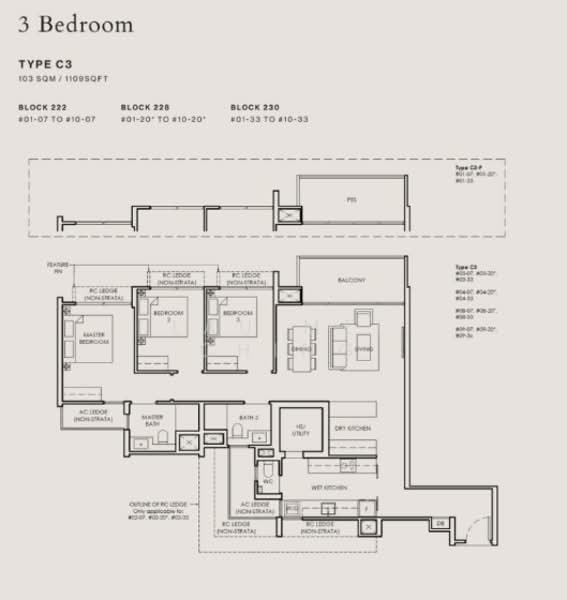 The Sen, De Souza Avenue, 3 Bedrooms, 1,109 sqft, Condominium For Sale, by Lau Mei Ching, 500149901 - PropertyGuru.com.sg