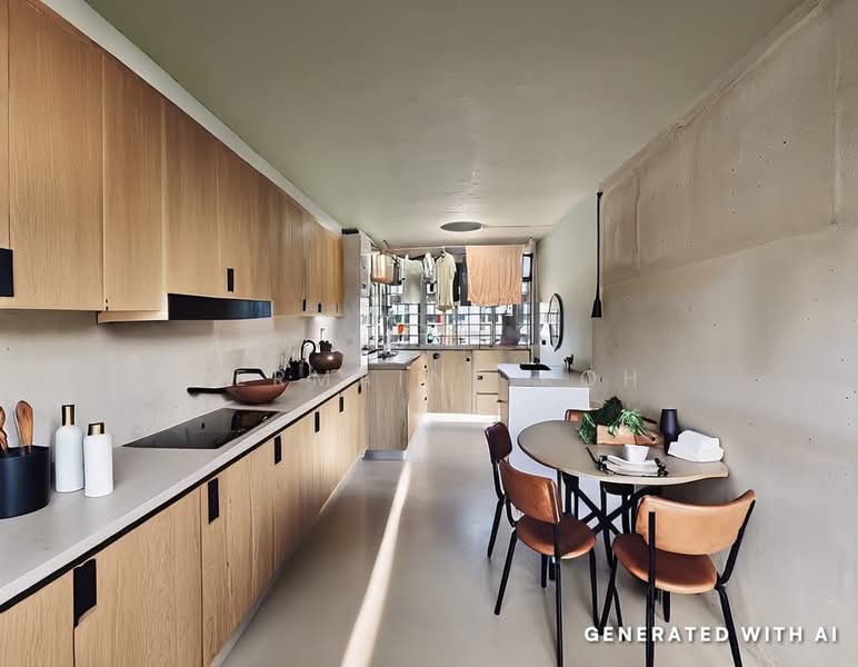 481 Jurong West Street 41, 481 Jurong West Street 41, 2 Bedrooms, 721 sqft, HDB Flat For Sale, by Germaine Koh, 500149911 - Kitchen - PropertyGuru.com.sg