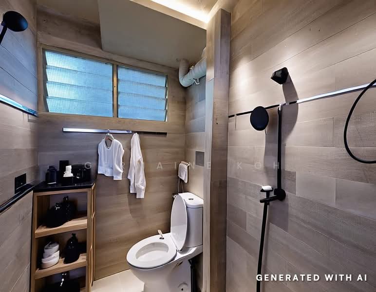 481 Jurong West Street 41, 481 Jurong West Street 41, 2 Bedrooms, 721 sqft, HDB Flat For Sale, by Germaine Koh, 500149911 - Bathroom - PropertyGuru.com.sg