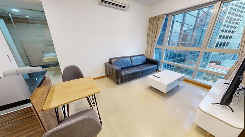 The Clift, 21 McCallum Street, 1 Bedroom, 527 sqft, Apartment For Sale, by Joseph Khoo, 500149931 - Living Room - PropertyGuru.com.sg