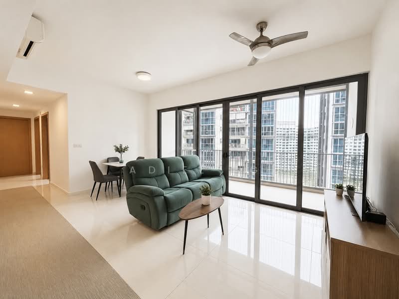 Good value. Rare high floor. Pool facing. 3br near Seletar Mall, , 3 Bedrooms, 1,130 sqft, Condominium For Sale, by Adiel Ng, 500149973 - Living Room - PropertyGuru.com.sg