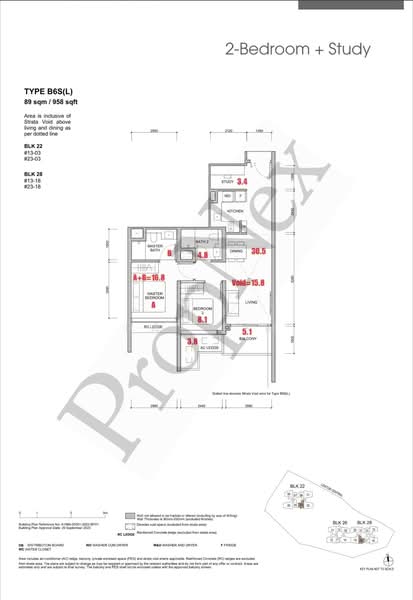 Hillock Green, 22-28 Lentor Central, 2 Bedrooms, 883 sqft, Condominium For Sale, by Ray Lim, 500150017 - PropertyGuru.com.sg