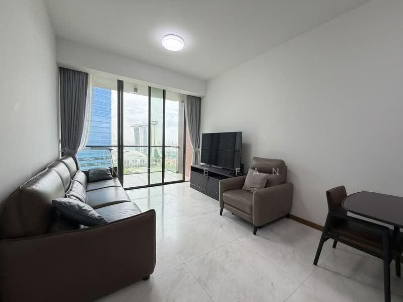 Marina One Residences, 21 Marina Way, 2 Bedrooms, 1,163 sqft, Condominium For Rent, by Nicole Fan, 500150057 - Living Room - PropertyGuru.com.sg