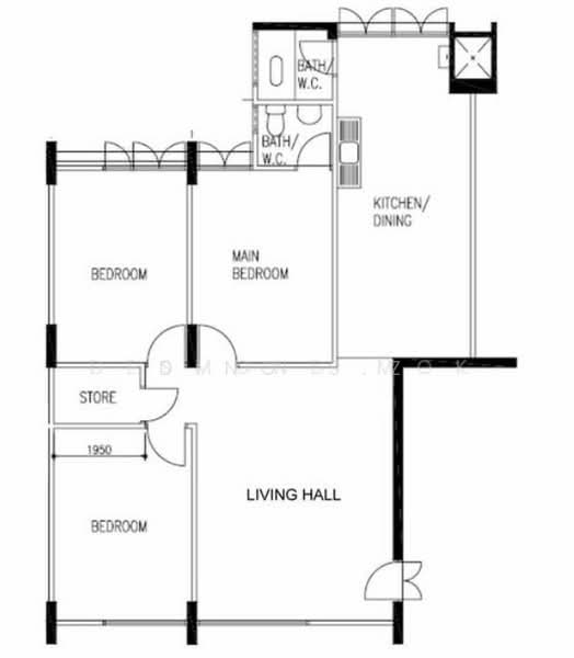 82 Bedok North Road, 82 Bedok North Road, 2 Bedrooms, 850 sqft, HDB Flat For Rent, by Ding S.Z, 500150072 - PropertyGuru.com.sg