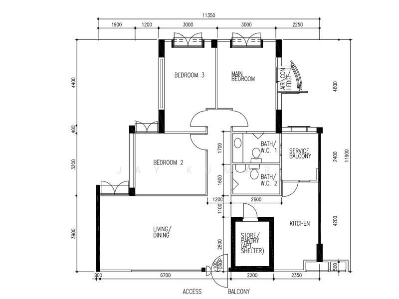 119B Rivervale Drive, 119B Rivervale Drive, 3 Bedrooms, 1,076 sqft, HDB Flat For Sale, by Jay Kumar, 500150136 - PropertyGuru.com.sg