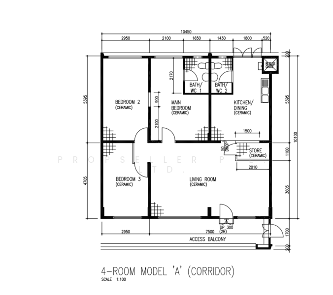 540 Serangoon North Avenue 4, 540 Serangoon North Avenue 4, 3 Bedrooms, 1,119 sqft, HDB Flat For Sale, by JOHN YEO, 500150138 - PropertyGuru.com.sg