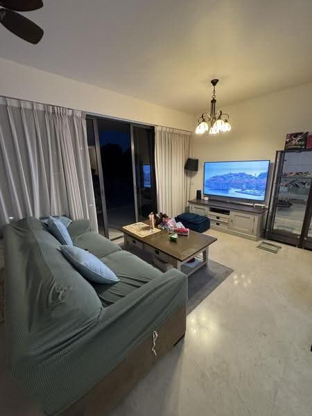 Waterfront Isle, 738 Bedok Reservoir Road, Bedok / Upper East Coast, 3 Bedrooms, 1,216 sqft, Condominium For Rent, by Ken Neo, 500150151 - Living Room - PropertyGuru.com.sg
