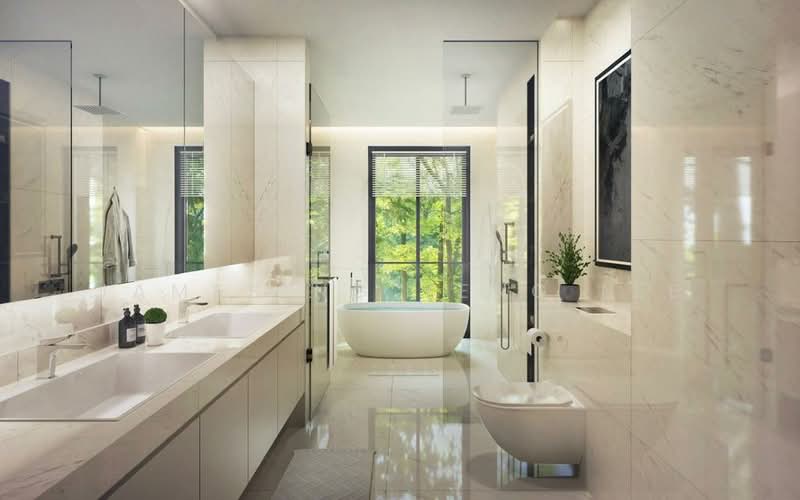Brand New Bungalow. Top Quality Finishes, Pool/Lift and Huge Basment. Spacious & Quality Home, , 8 Bedrooms, 16,000 sqft, Bungalow House For Rent, by James Ng Yeng Lee, 500150153 - Bathroom - PropertyGuru.com.sg