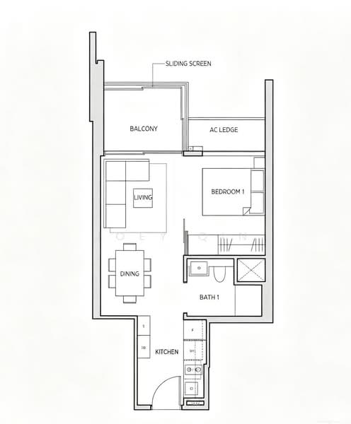 Midtown Bay, 120 Beach Road, Beach Road / Bugis / Rochor, 1 Bedroom, 474 sqft, Condominium For Sale, by Joey Qin, 500150159 - PropertyGuru.com.sg
